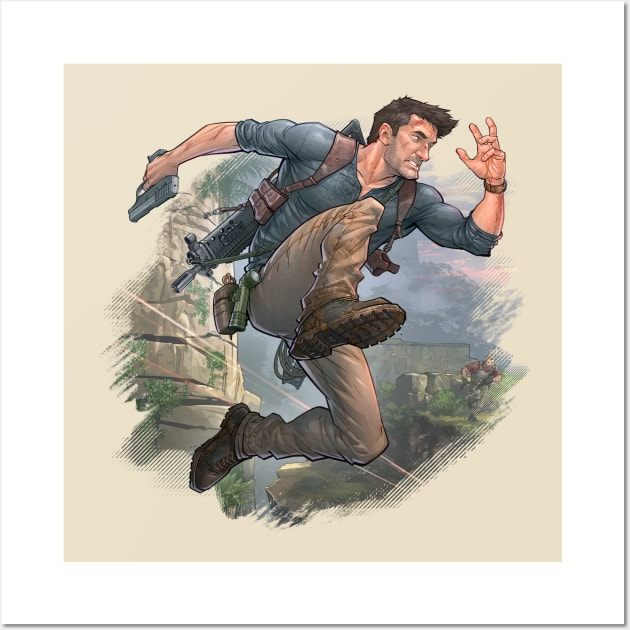 Uncharted 4 (transparent) Wall Art by PatrickBrownArt